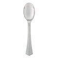 Wna Heavyweight Plastic Serving Spoons, Silver, 10 in., Reflections, 60PK WNA RFVSP10